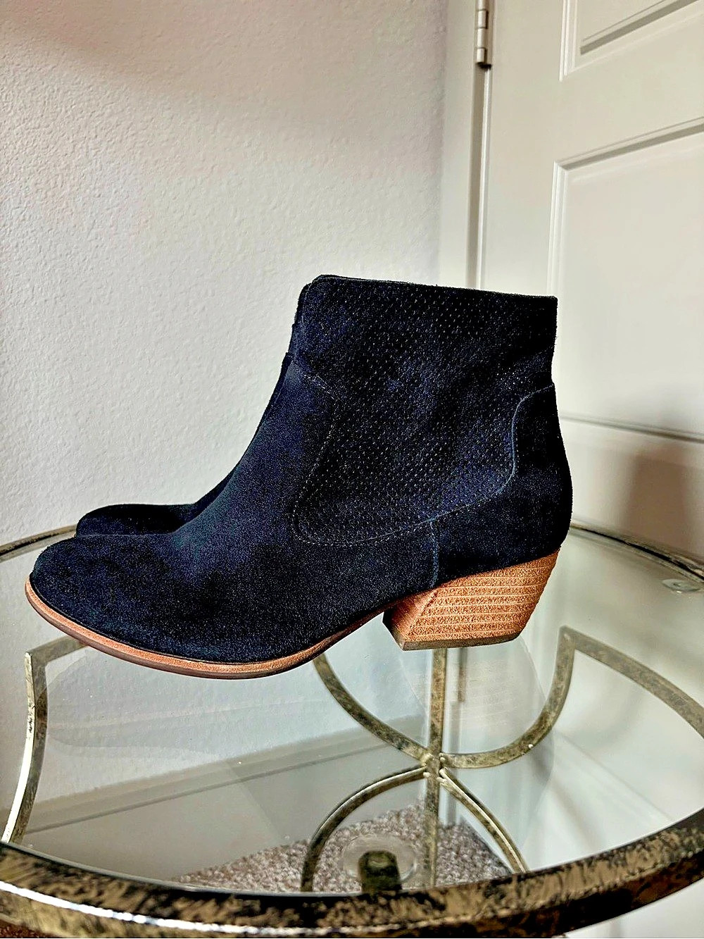 Kork-Ease Suede Ankle Boots Black & Brown Leather Upper Versatile & Staple Boots